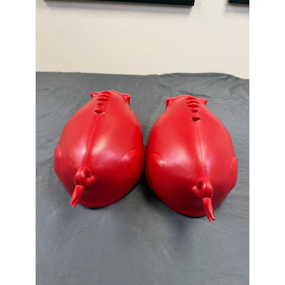 Arkansas Razorbacks Foam Hog Head Hat Pair Red NCAA College Football Fan Gear